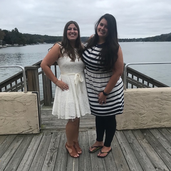 White/cream lace dress - Picture 7 of 7